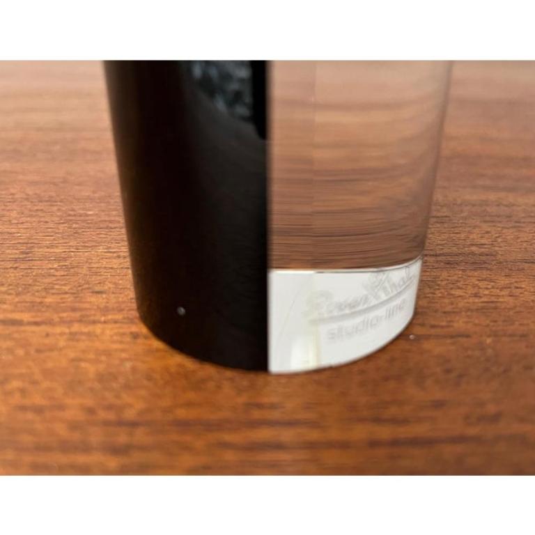 Portavelas posmoderno de vidrio de Rosenthal Studio Line, años 80 en venta 5