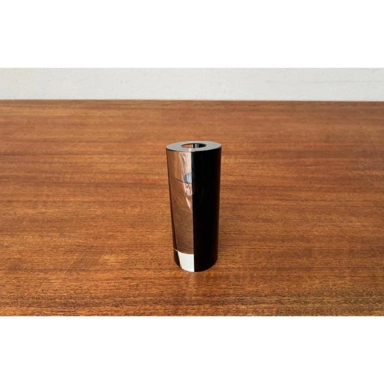 Portavelas posmoderno de vidrio de Rosenthal Studio Line, años 80 Vidrio en venta