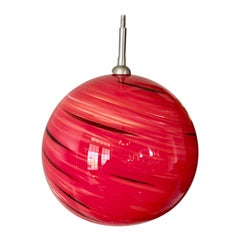 Lampada a sospensione a globo in vetro postmoderna