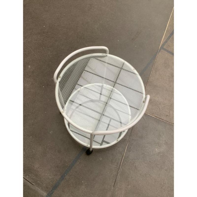 20th Century Postmodern Glass Service Trolley or Side Table For Sale