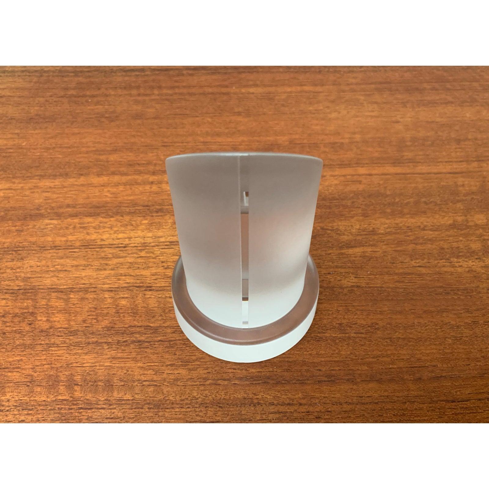 Cadran solaire postmoderne en verre de Royal Leerdam Crystal en vente 6