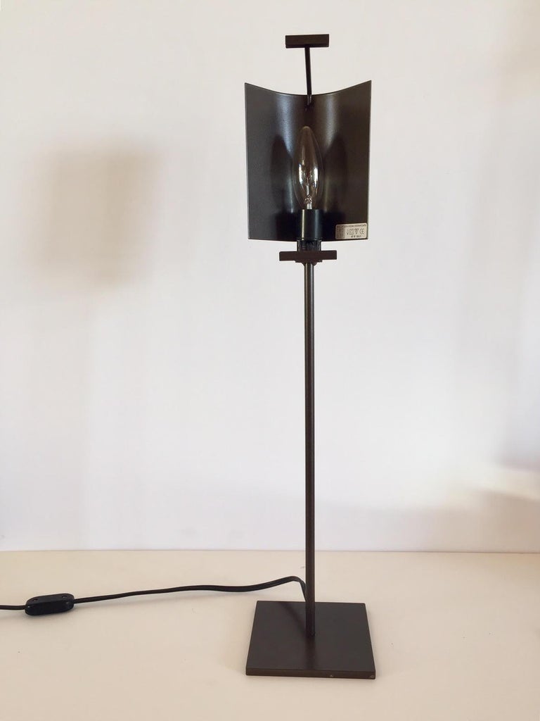 Postmodern Glass Tile Lamp For Sale at 1stDibs