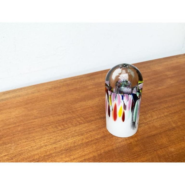 Postmoderno Vaso in vetro postmoderno di Hans Jürgen Richartz per Richartz Art Collection, anni '80 in vendita