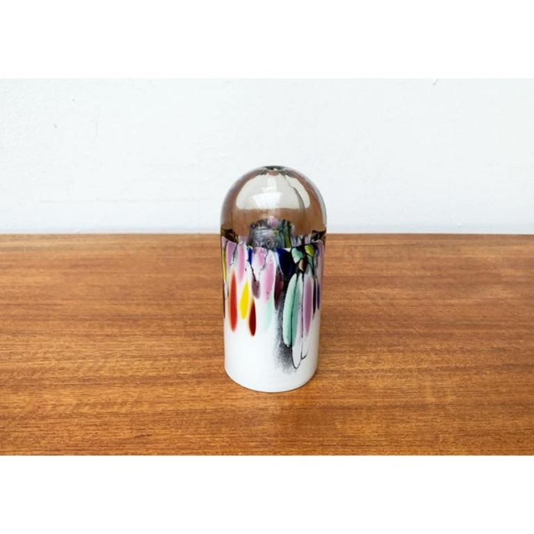 Tedesco Vaso in vetro postmoderno di Hans Jürgen Richartz per Richartz Art Collection, anni '80 in vendita