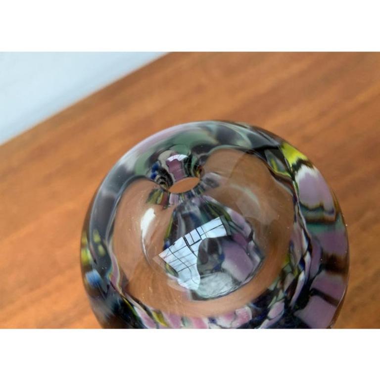 XX secolo Vaso in vetro postmoderno di Hans Jürgen Richartz per Richartz Art Collection, anni '80 in vendita