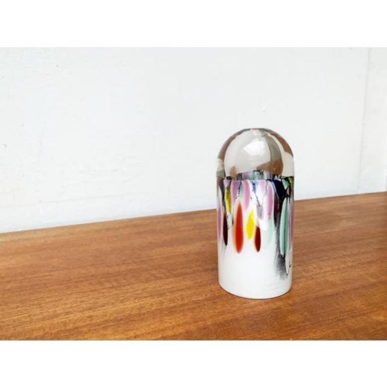 Vetro Vaso in vetro postmoderno di Hans Jürgen Richartz per Richartz Art Collection, anni '80 in vendita
