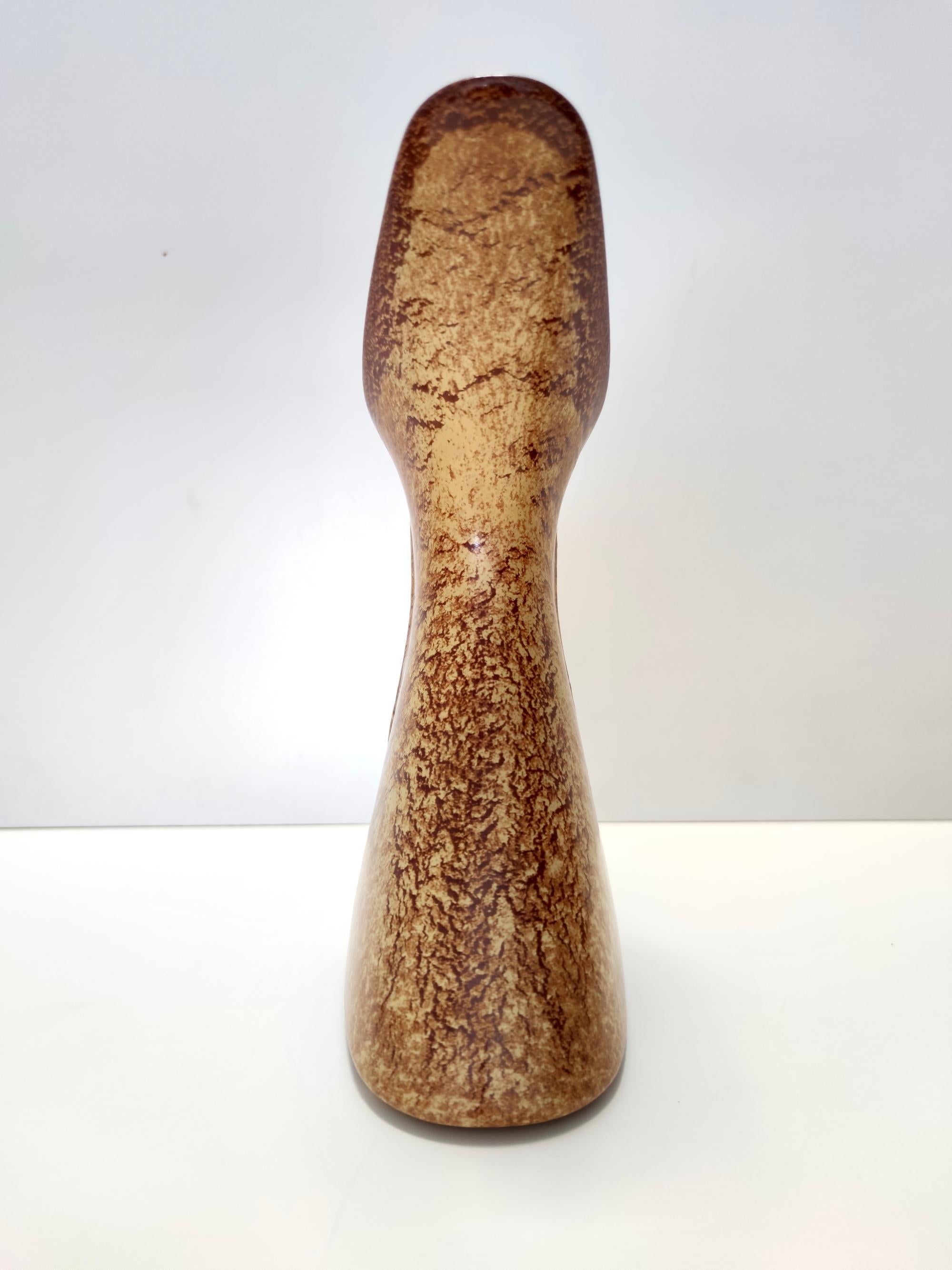 Postmoderno Oggetto decorativo postmoderno in ceramica smaltata di Giovanni Bertoncello per Schiavon in vendita
