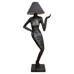 Retro Postmodern 'Grace Jones' Floor Lamp