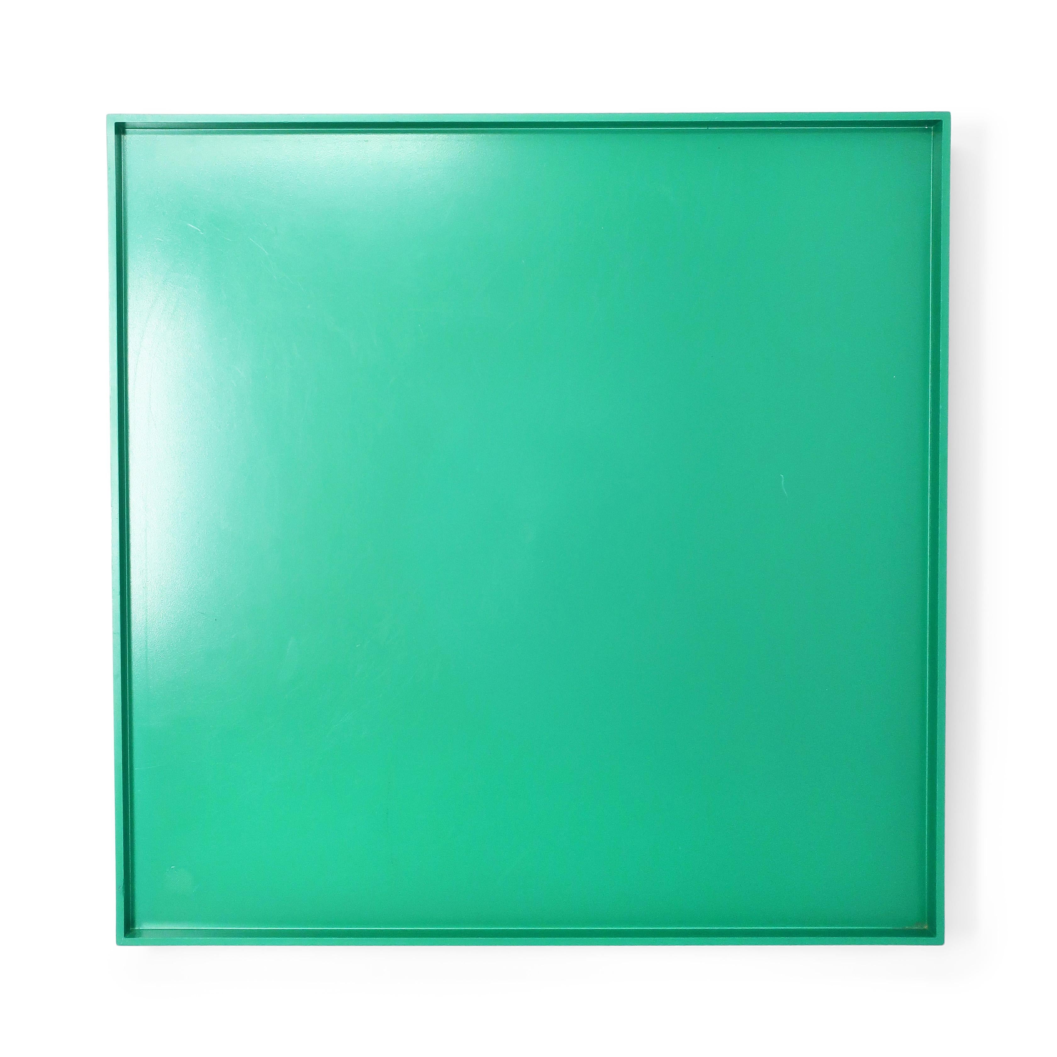 Postmodern Green Euclid Tray by Michael Graves for Alessi In Good Condition In Brooklyn, NY