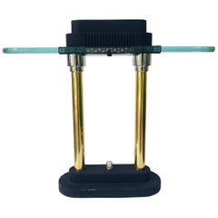Postmodern Halogen Desk Table Lamp 1980s