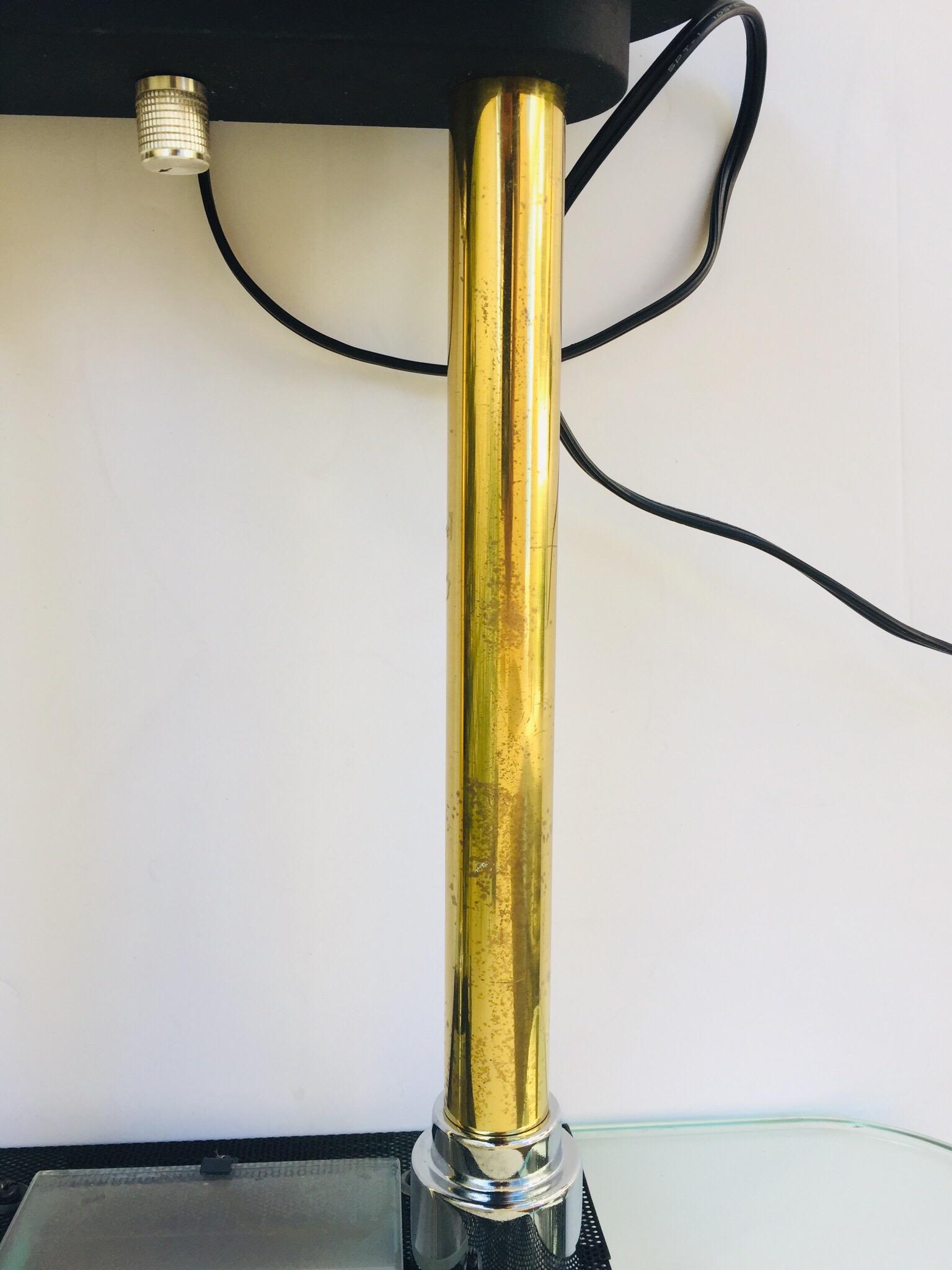 Late 20th Century Postmodern Halogen Desk Table Lamp 1980s For Sale