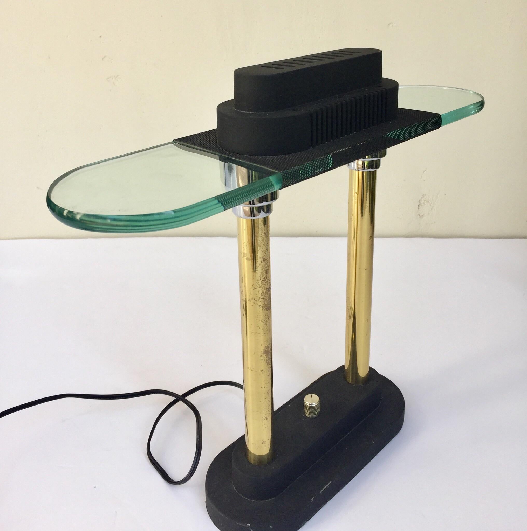 Postmodern Halogen Desk Table Lamp 1980s For Sale 3