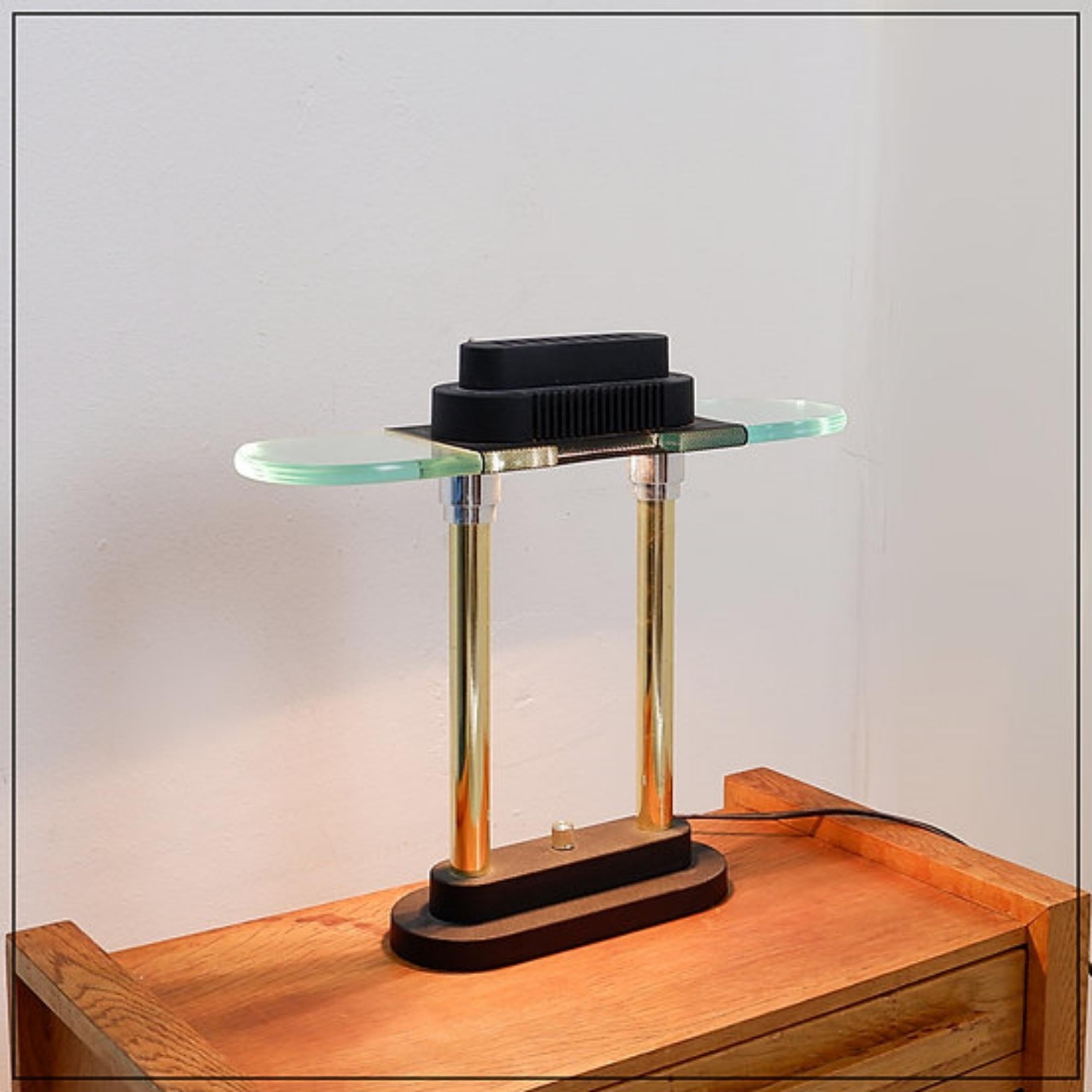 Postmodern Halogen Table Lamp Style of Robert Sonneman for George Kovacs For Sale 5