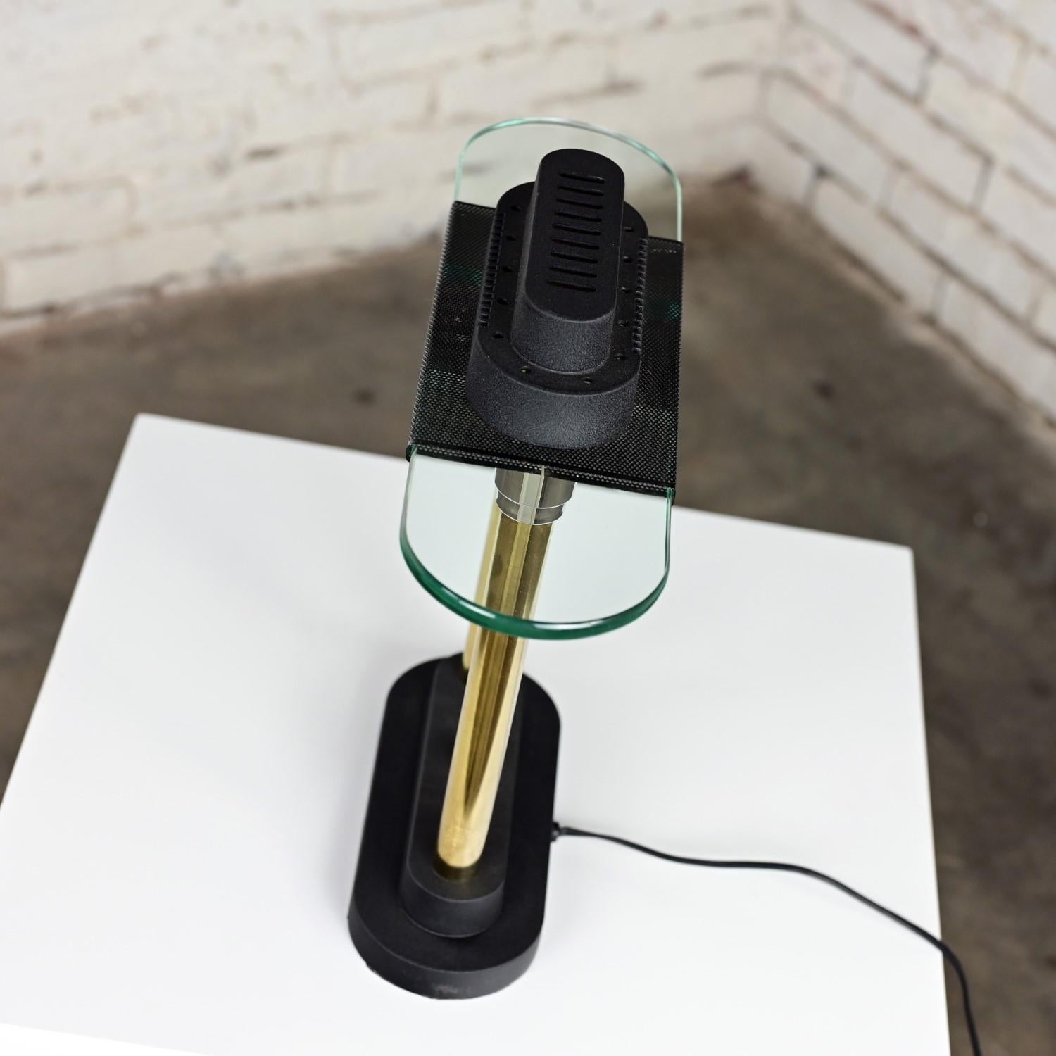 Postmodern Halogen Table Lamp Style of Robert Sonneman for George Kovacs For Sale 6