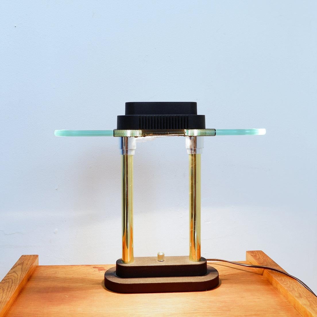 Postmodern Halogen Table Lamp Style of Robert Sonneman for George Kovacs For Sale 8
