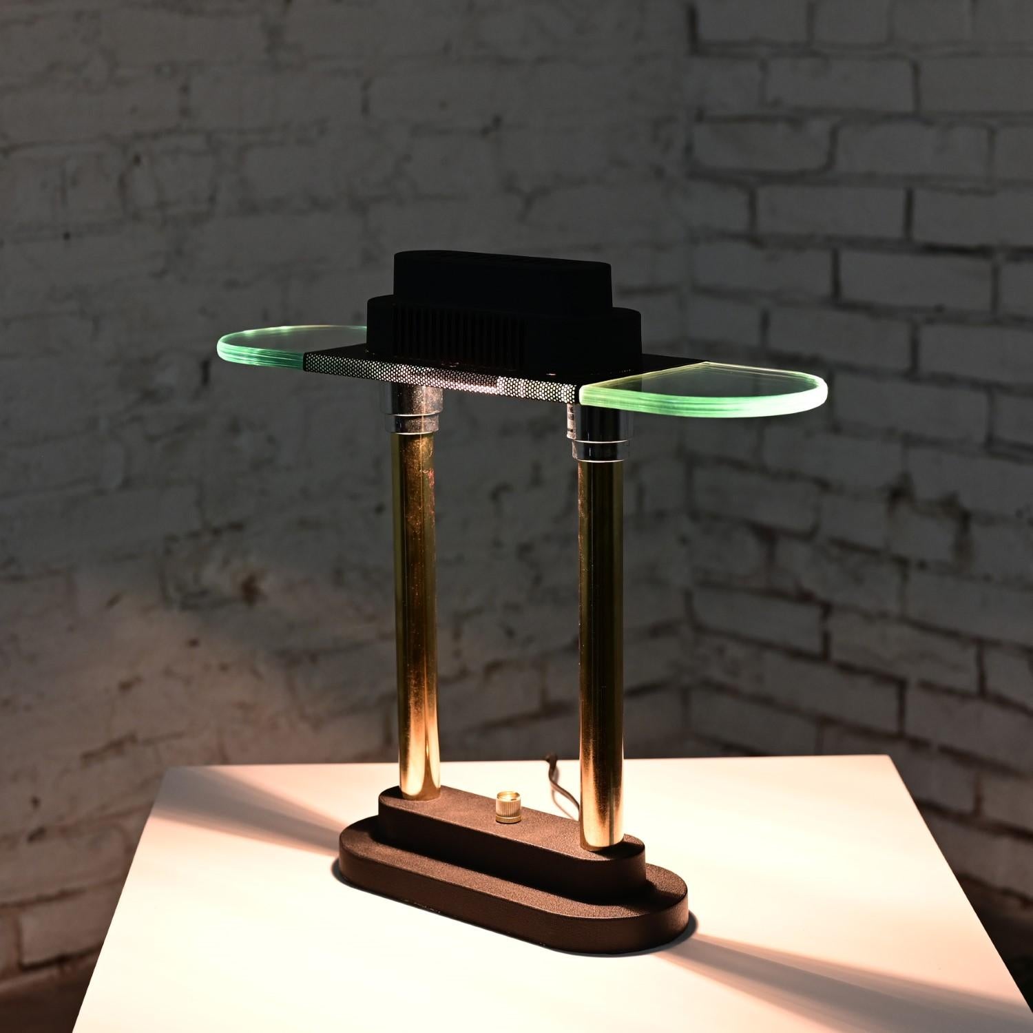 Postmodern Halogen Table Lamp Style of Robert Sonneman for George Kovacs For Sale 9