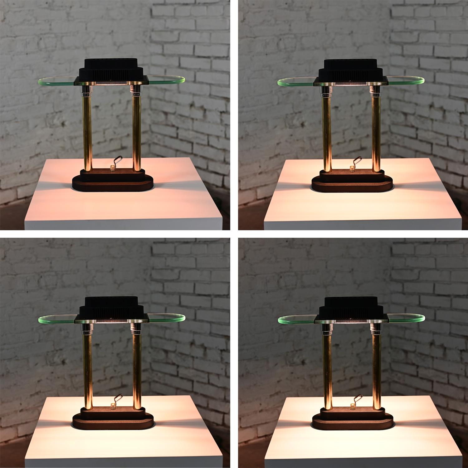 Postmodern Halogen Table Lamp Style of Robert Sonneman for George Kovacs For Sale 11