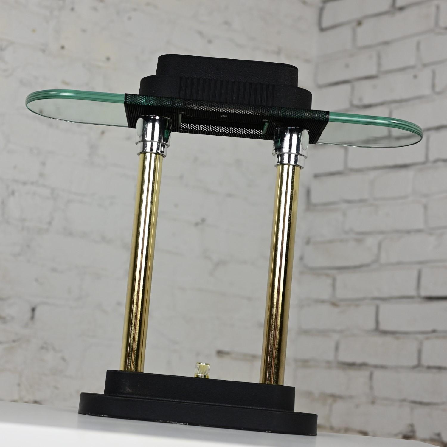 Post-Modern Postmodern Halogen Table Lamp Style of Robert Sonneman for George Kovacs For Sale