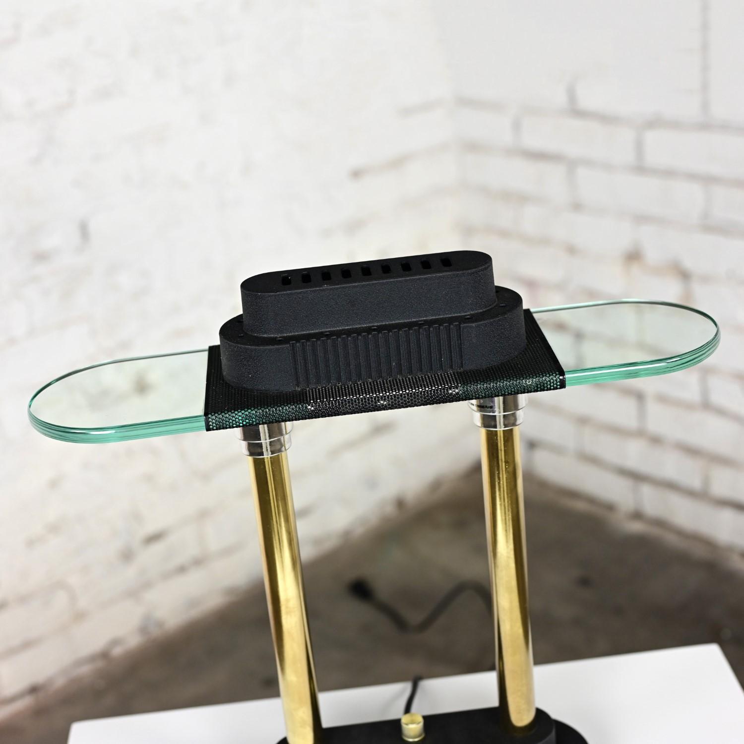 Unknown Postmodern Halogen Table Lamp Style of Robert Sonneman for George Kovacs For Sale