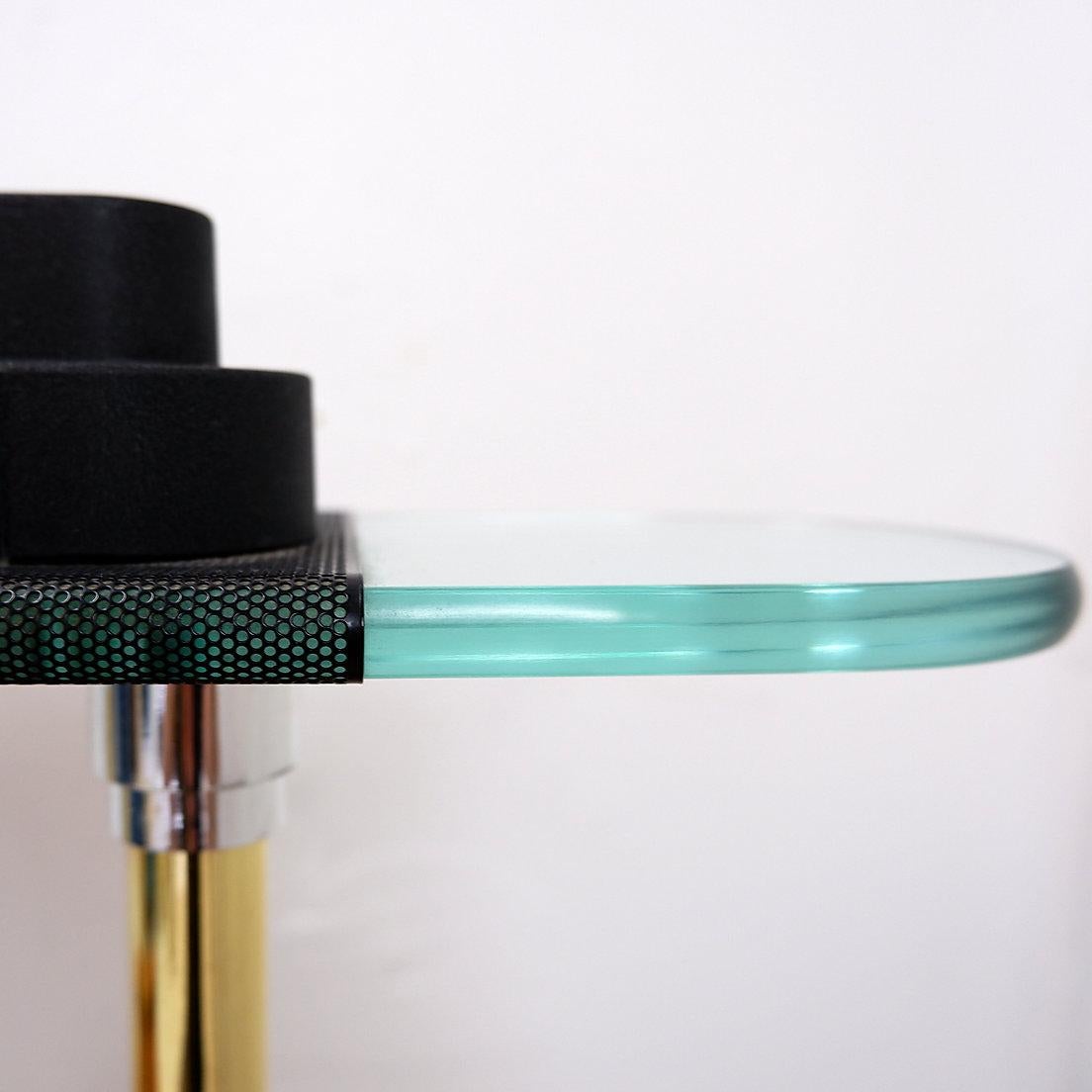 20th Century Postmodern Halogen Table Lamp Style of Robert Sonneman for George Kovacs For Sale