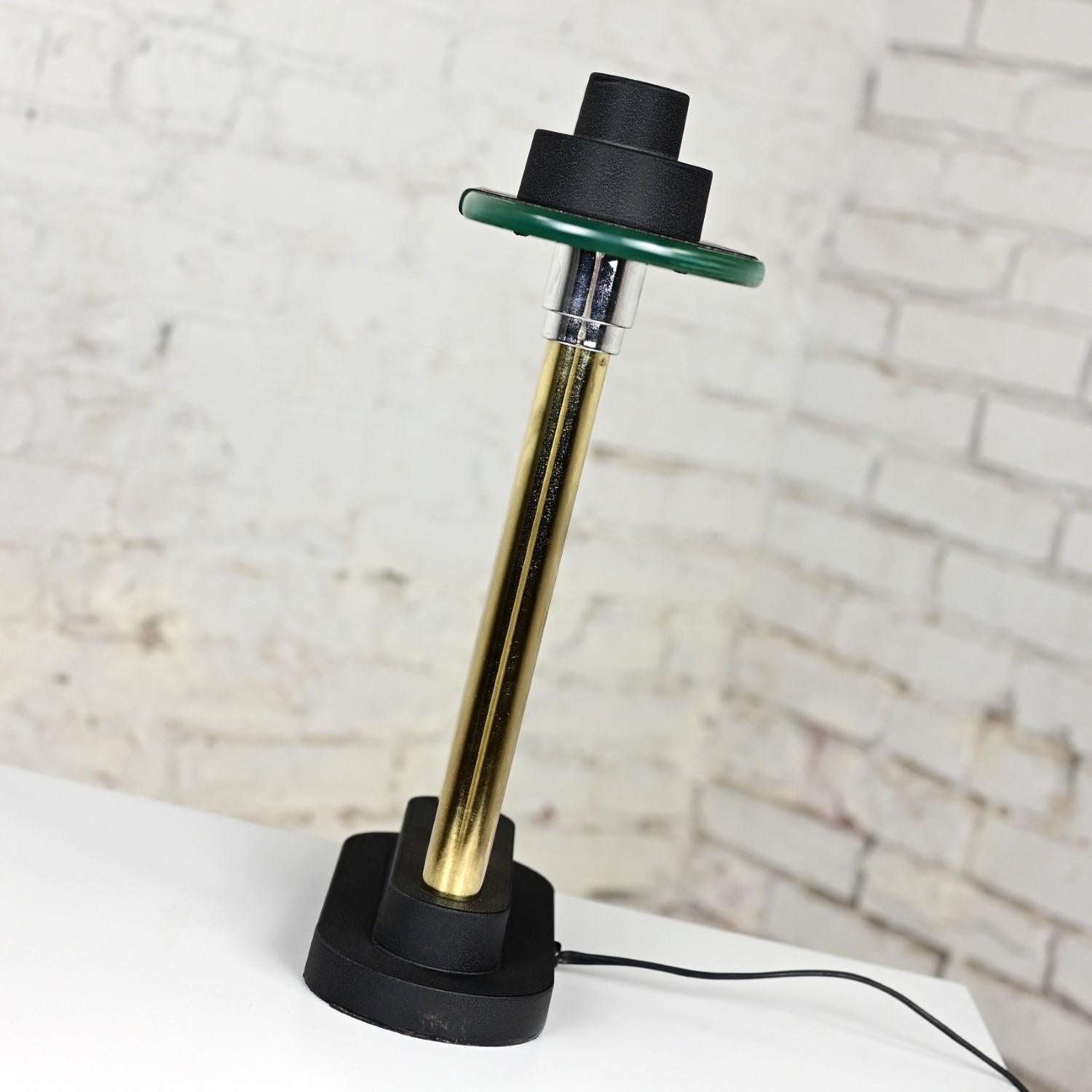 20th Century Postmodern Halogen Table Lamp Style of Robert Sonneman for George Kovacs For Sale