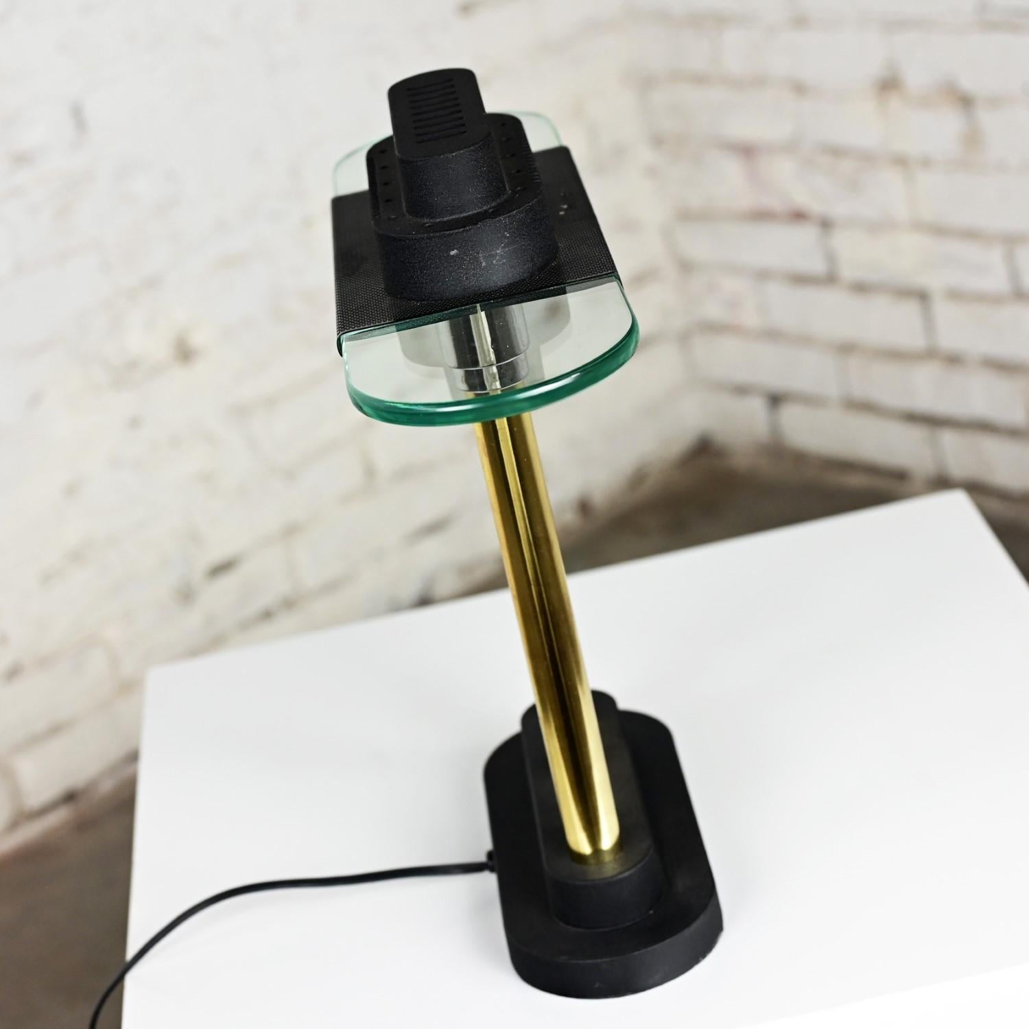 Postmodern Halogen Table Lamp Style of Robert Sonneman for George Kovacs For Sale 1