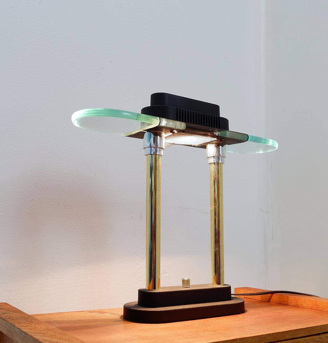 Postmodern Halogen Table Lamp Style of Robert Sonneman for George Kovacs For Sale 3