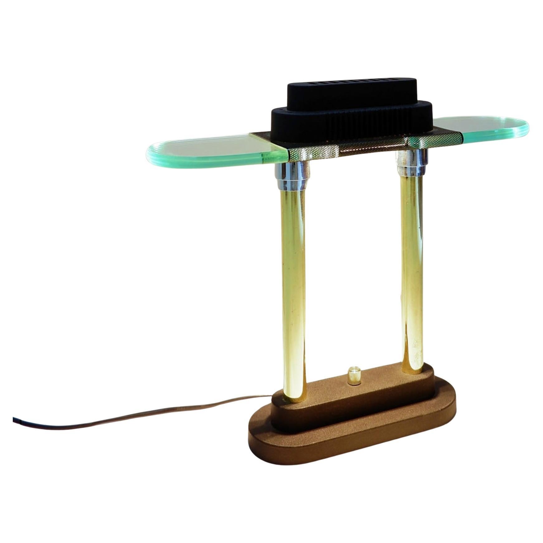 Postmodern Halogen Table Lamp Style of Robert Sonneman for George Kovacs