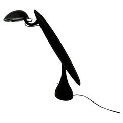 Postmodern Heron black Lamp by Isao Hosoe for Luxo, 1980’s