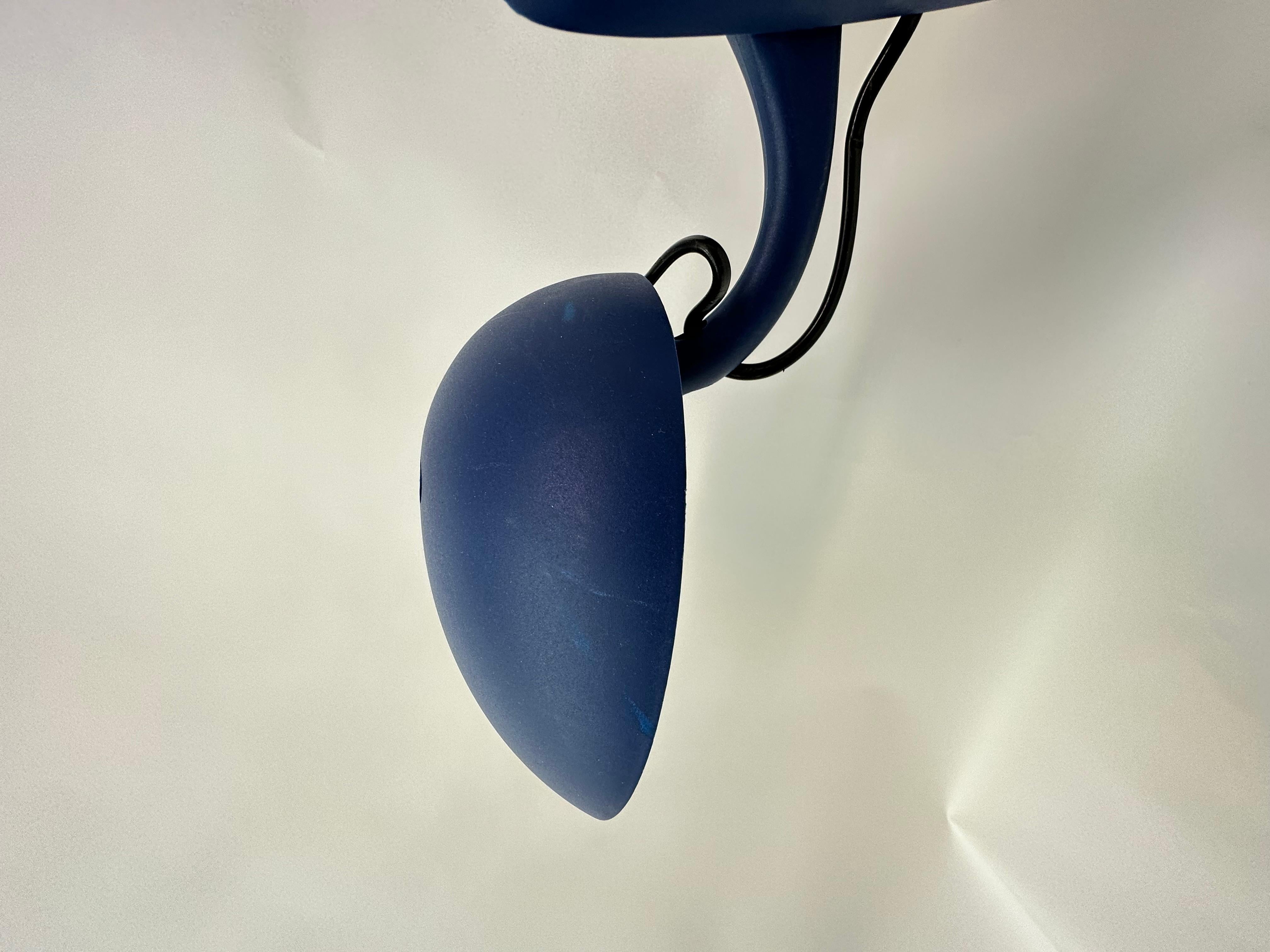 Lampe postmoderne bleu héron par Isao Hosoe pour Luxo, années 1980 en vente 9