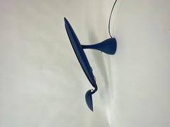Postmodern Heron Blue Lamp by Isao Hosoe for Luxo, 1980s