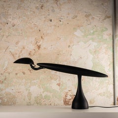 Postmodern Heron Blue Lamp by Isao Hosoe for Luxo, 1980s