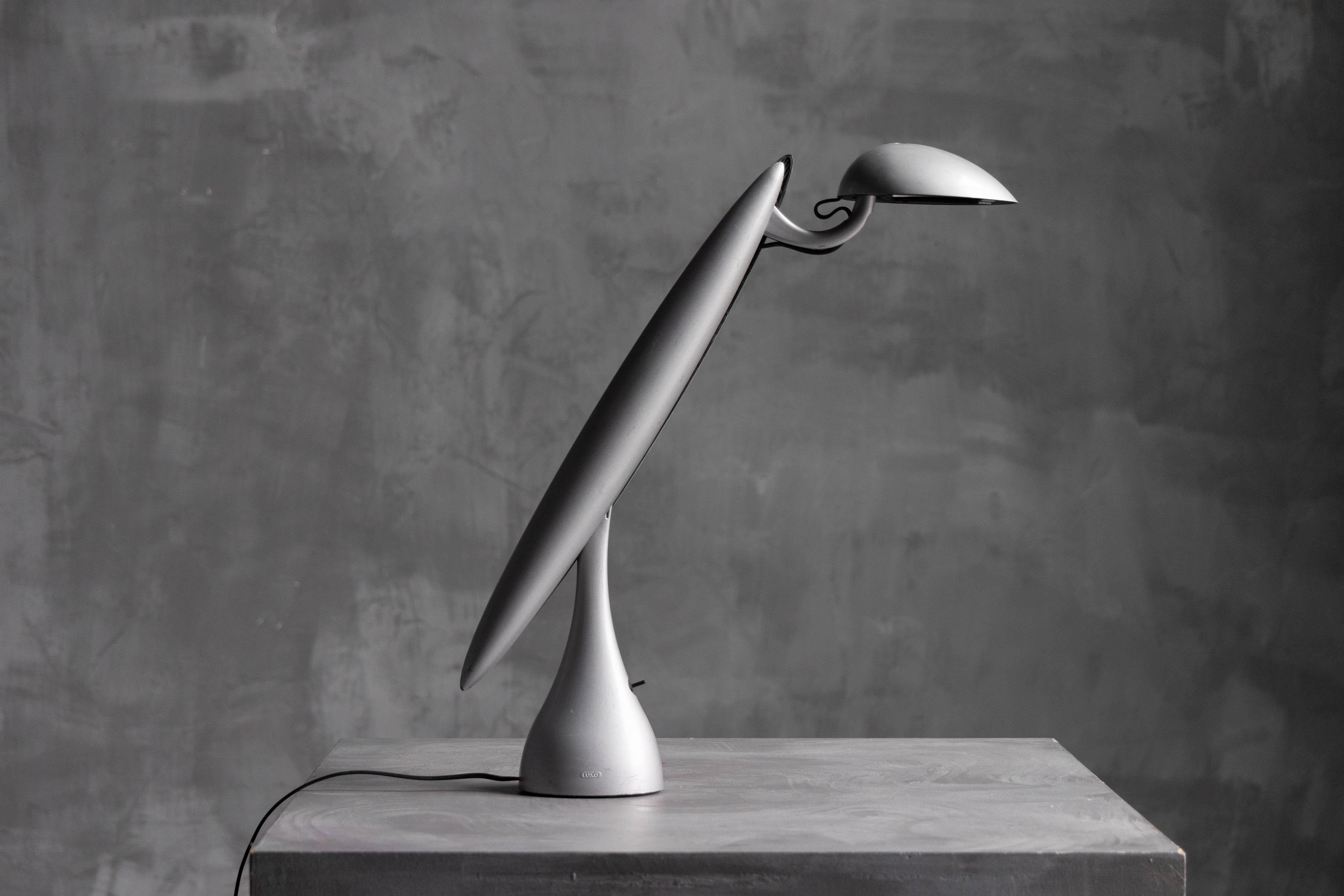 Lámparas de escritorio posmodernas Heron de Isao Hosoe para Luxo, Noruega, década de 1990 en venta 5