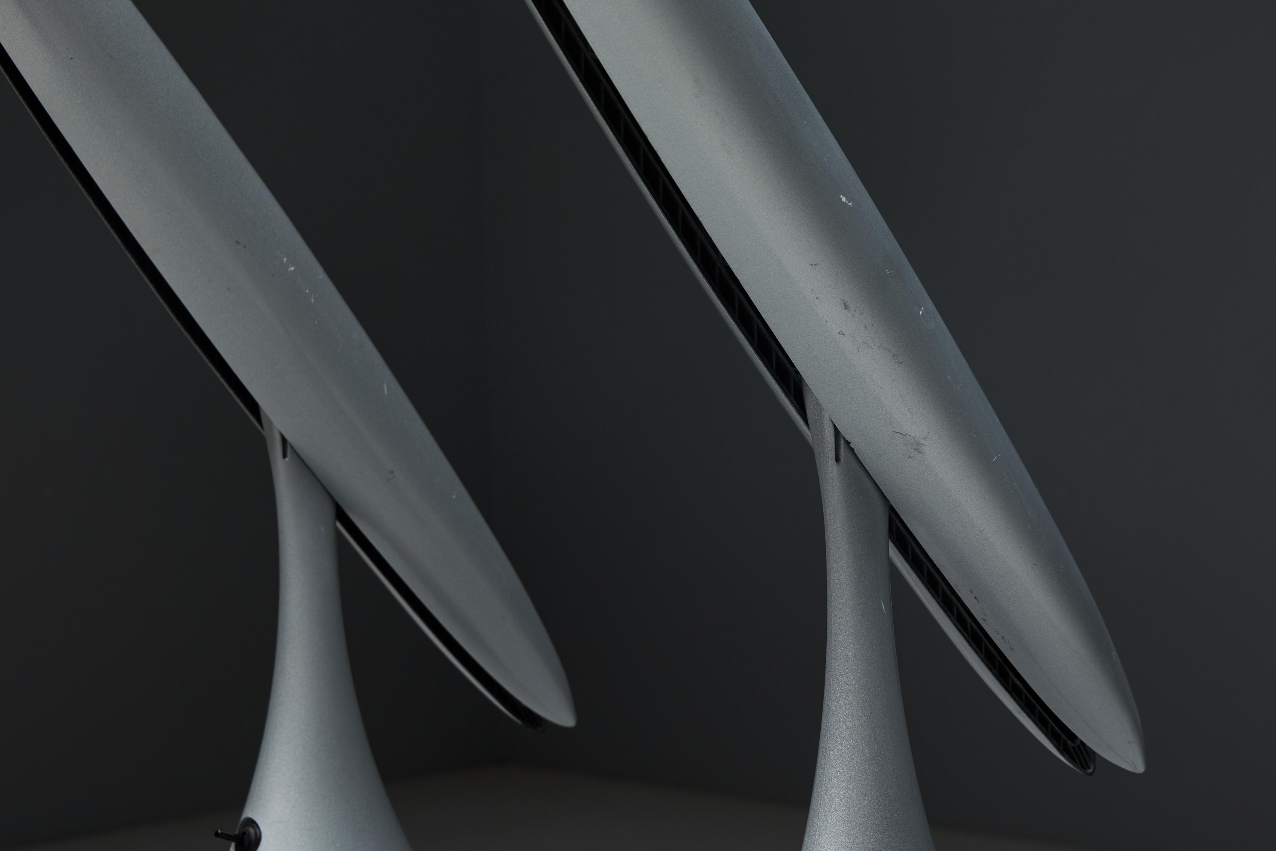 Lámparas de escritorio posmodernas Heron de Isao Hosoe para Luxo, Noruega, década de 1990 en venta 12