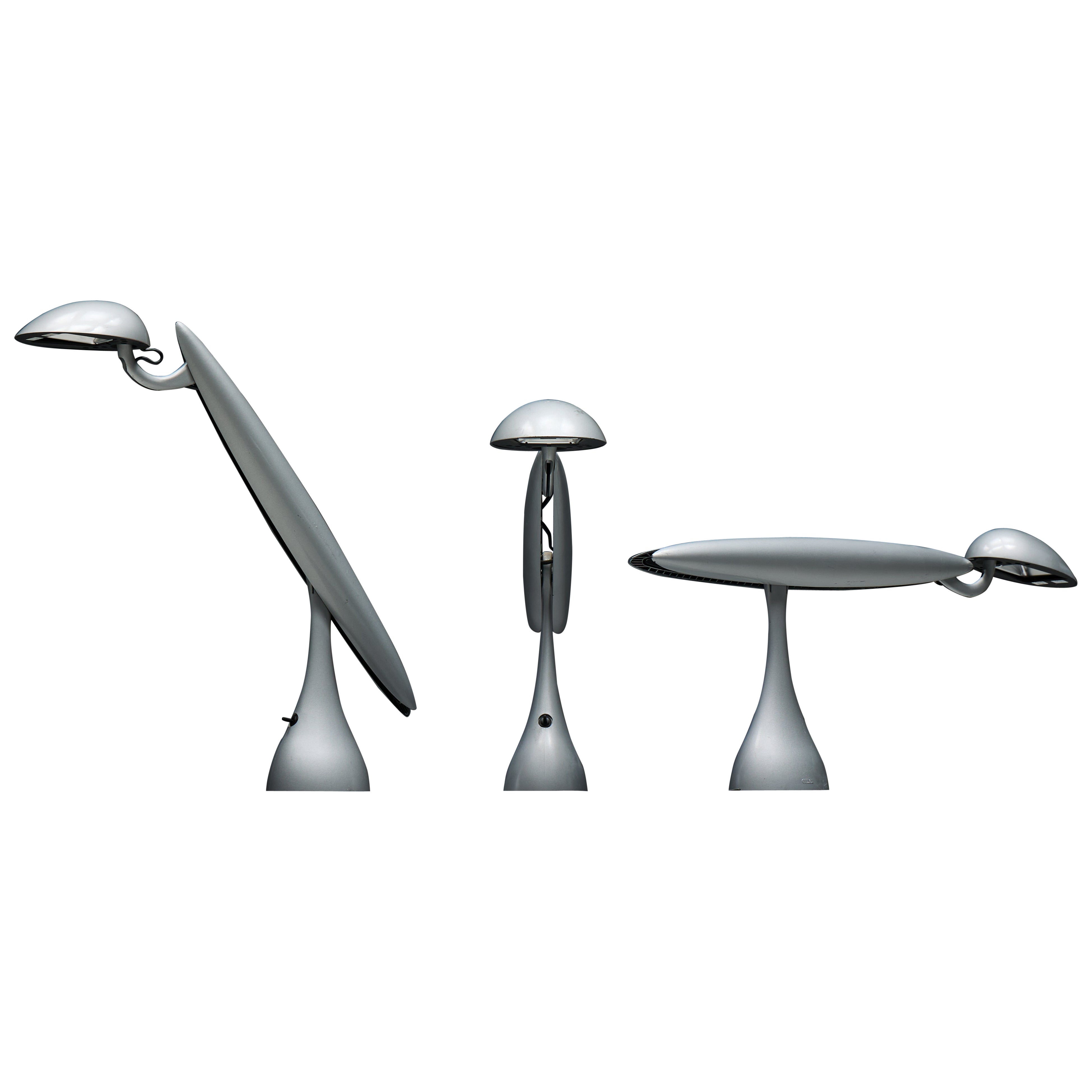 Lámparas de escritorio posmodernas Heron de Isao Hosoe para Luxo, Noruega, década de 1990