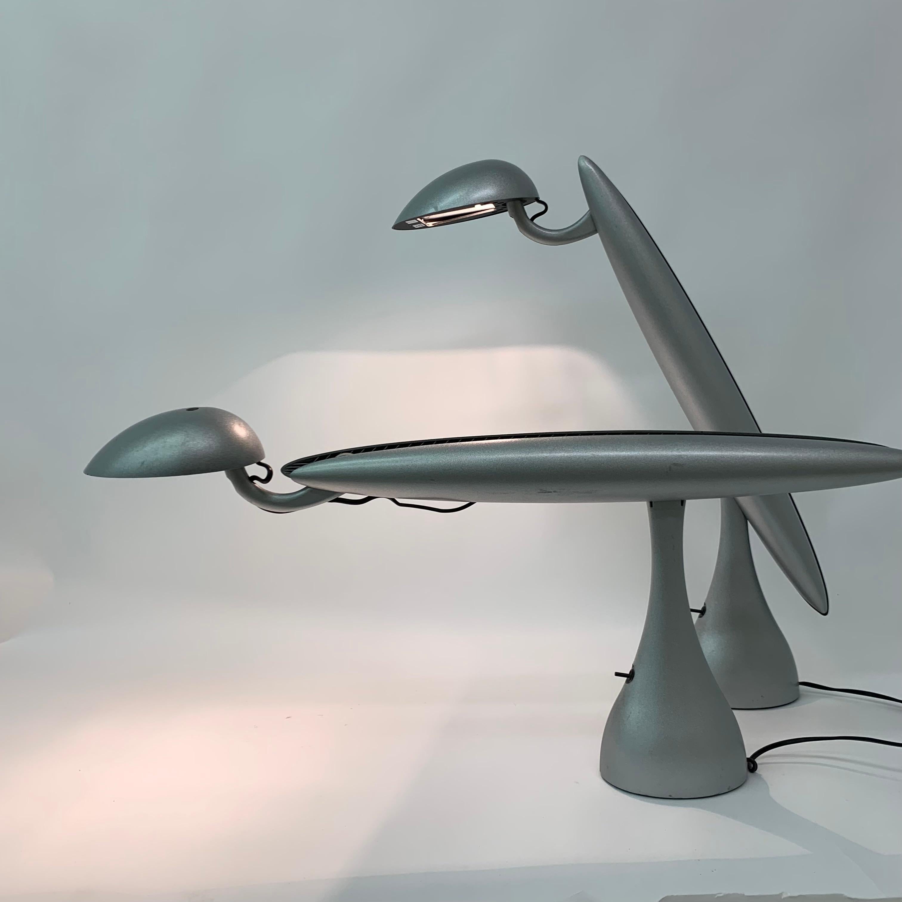 Lampe postmoderne Heron par Isao Hosoe pour Luxo, 1980 en vente 12