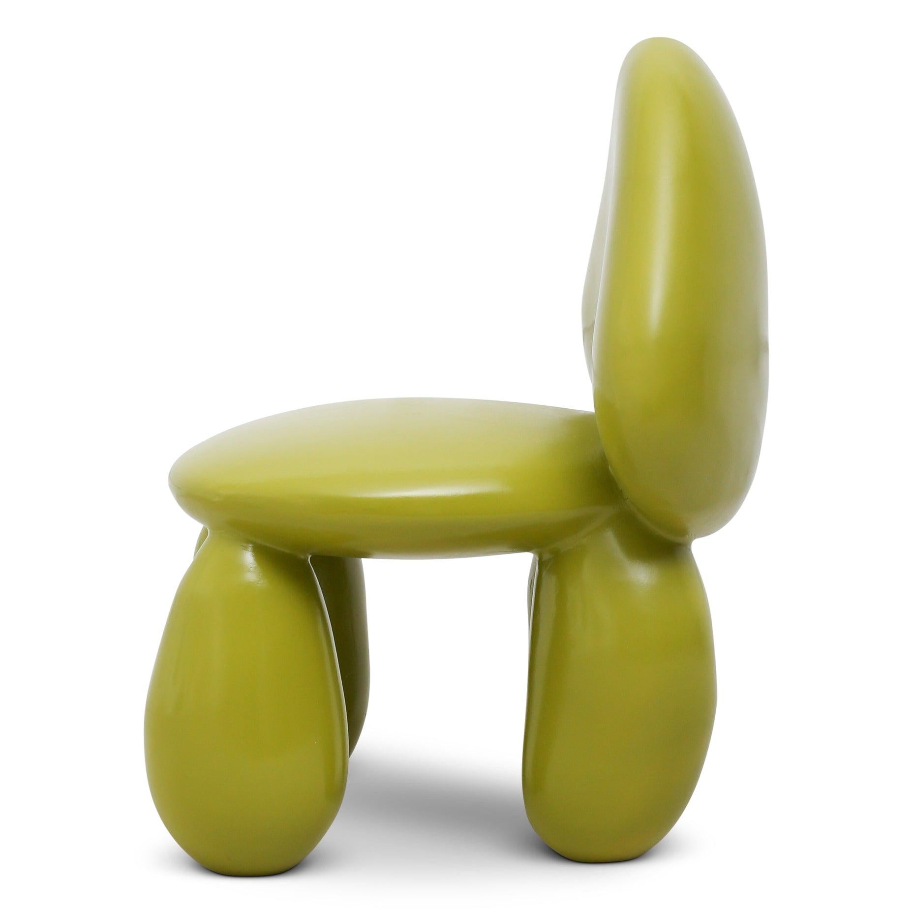 American Postmodern-Inspired Accent Chair and Sculpture, Behsheen Chair For Sale