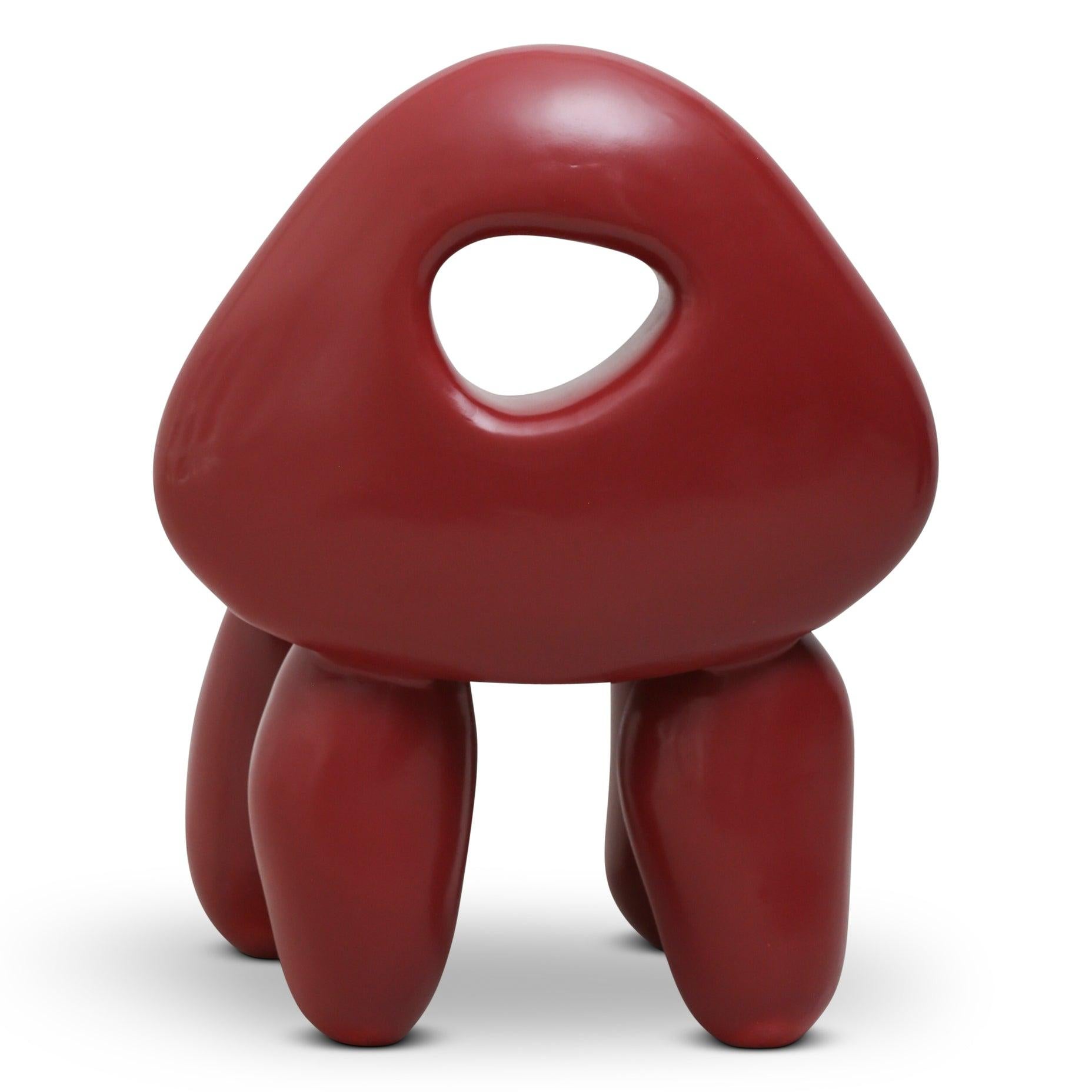 sculptural accent chair