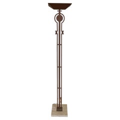 Postmodern Iron Torchiere Floor Lamp