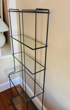 Postmodern “Isocele” Minimalist Sculptural Étagère by Max Sauze for Attrow