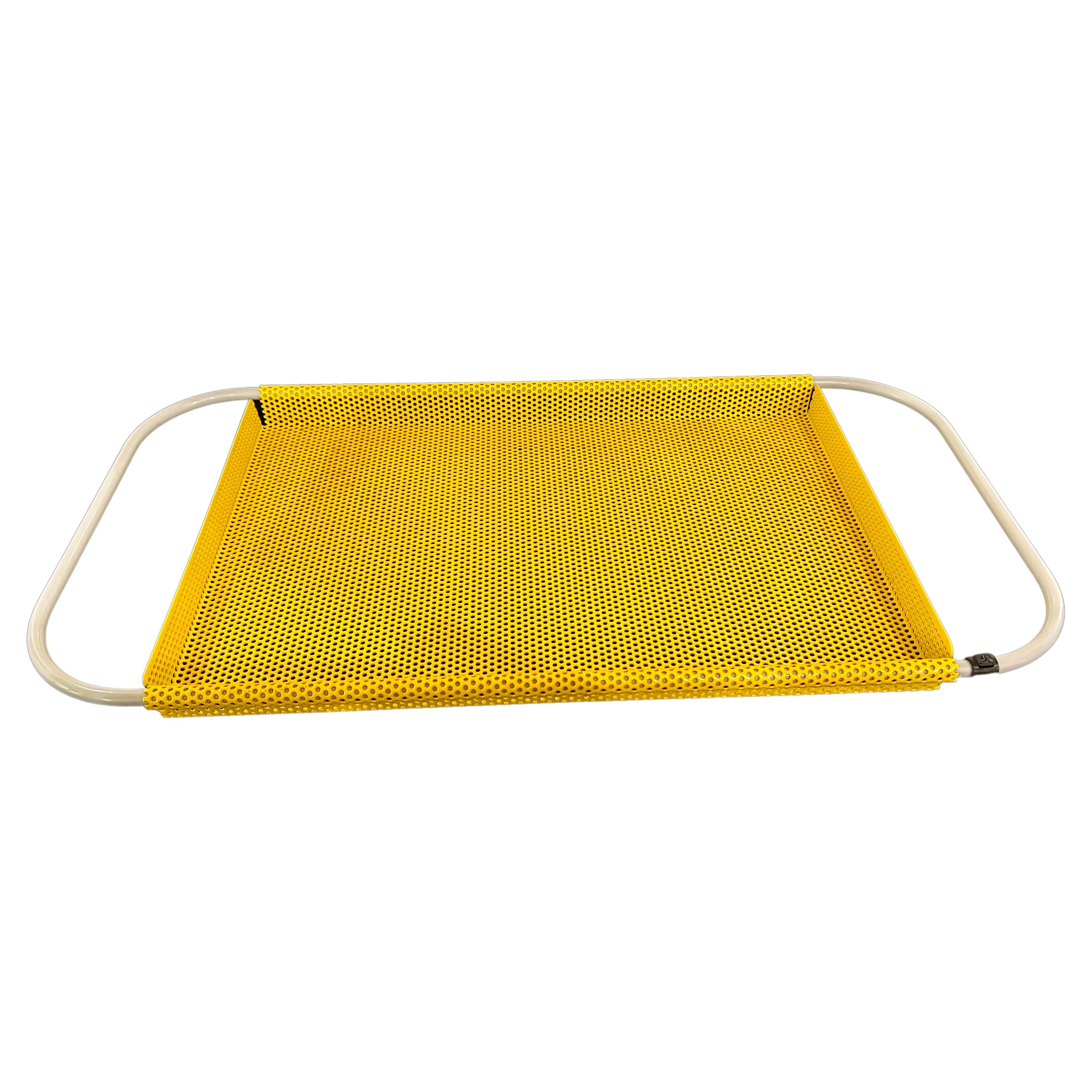 Post-Modern Postmodern Italian 1980's Perforated Metal Tray For Sale