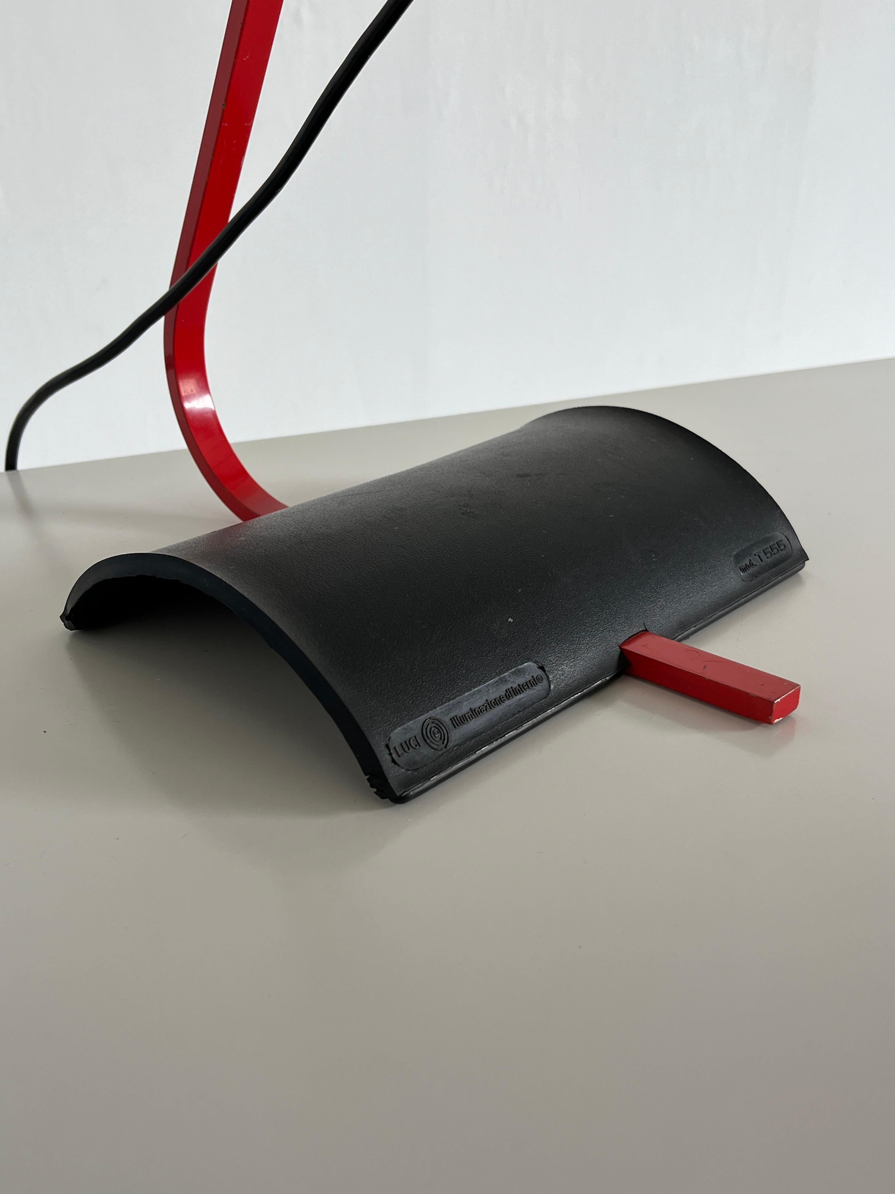 Postmodern Italian Desk Lamp Model 'Model T555' by Luci Illuminazione di Interni 5