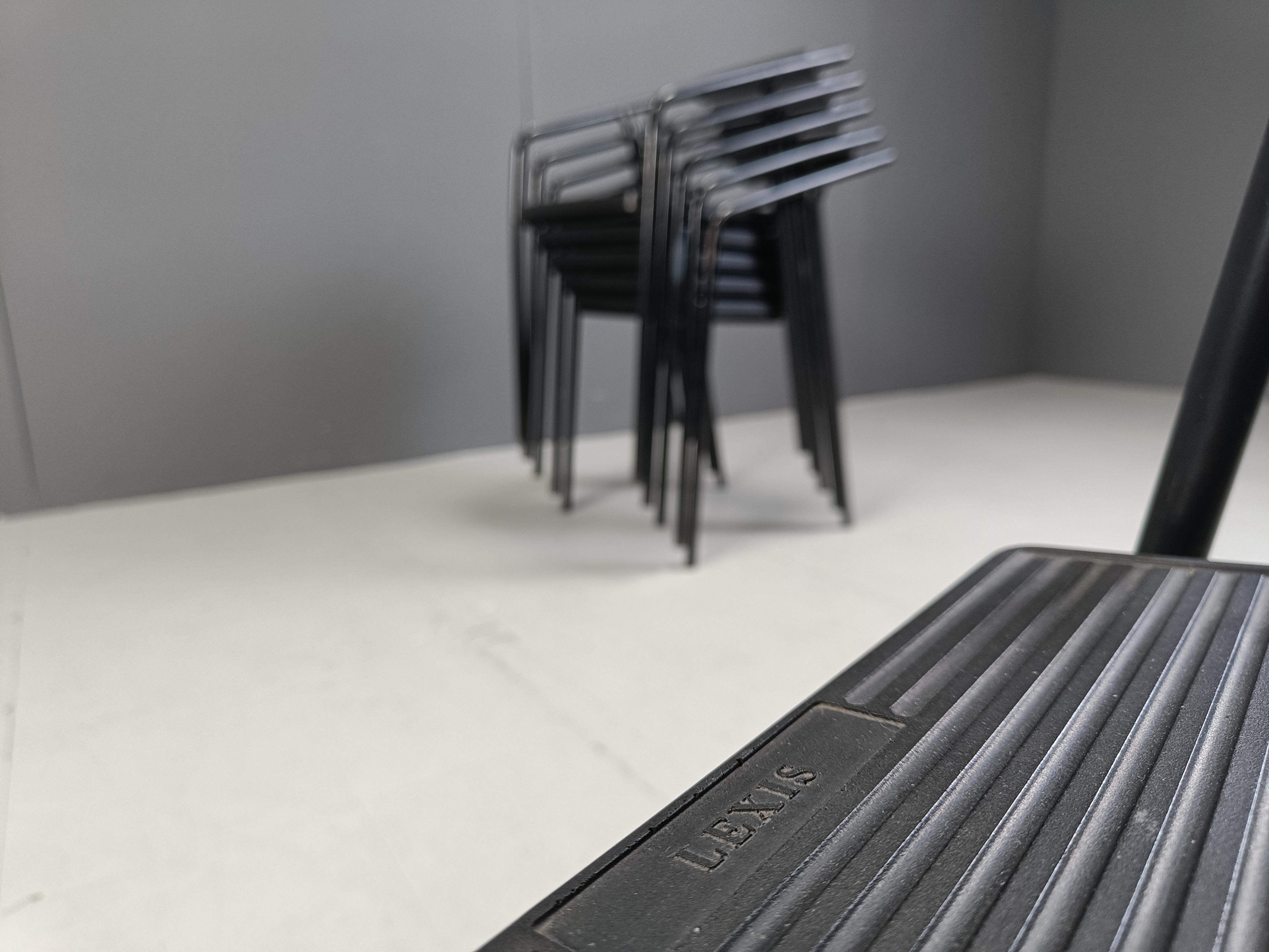 Postmodern italian dining chairs by Lexis, 1990s For Sale 3