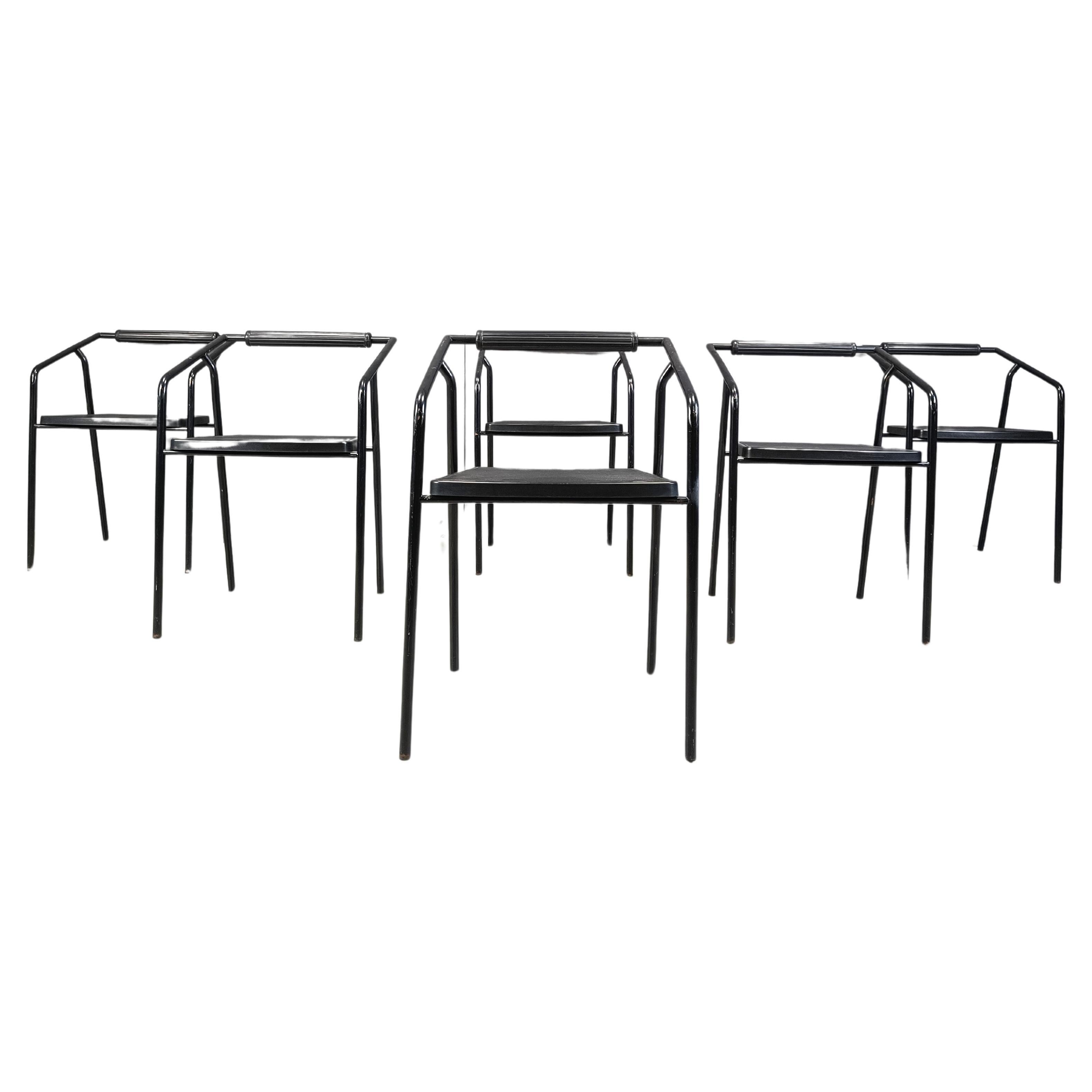 Postmodern italian dining chairs by Lexis, 1990s