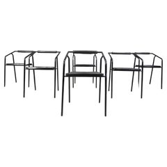 Sillas de comedor italianas postmodernas de Lexis, años 90