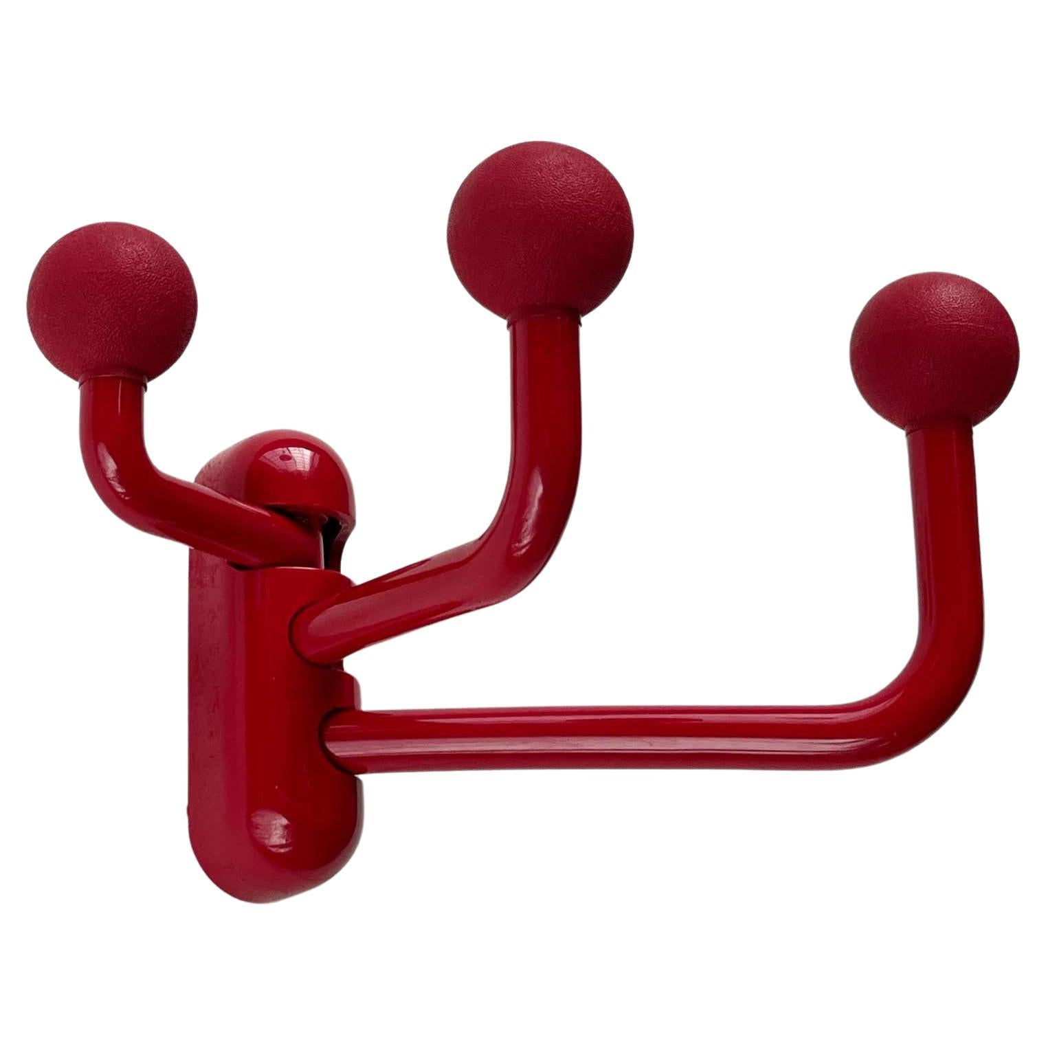 Postmodern Italian Foldable Coat Rack Patrizia Angeloni Confalonieri, 1980s en vente