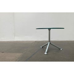 Postmodern Italian Help Series Side Table in Glass by Paolo Bistacchi for Albed