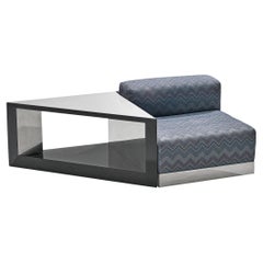 Postmodern Italian Lounge Chair and Coffee Table