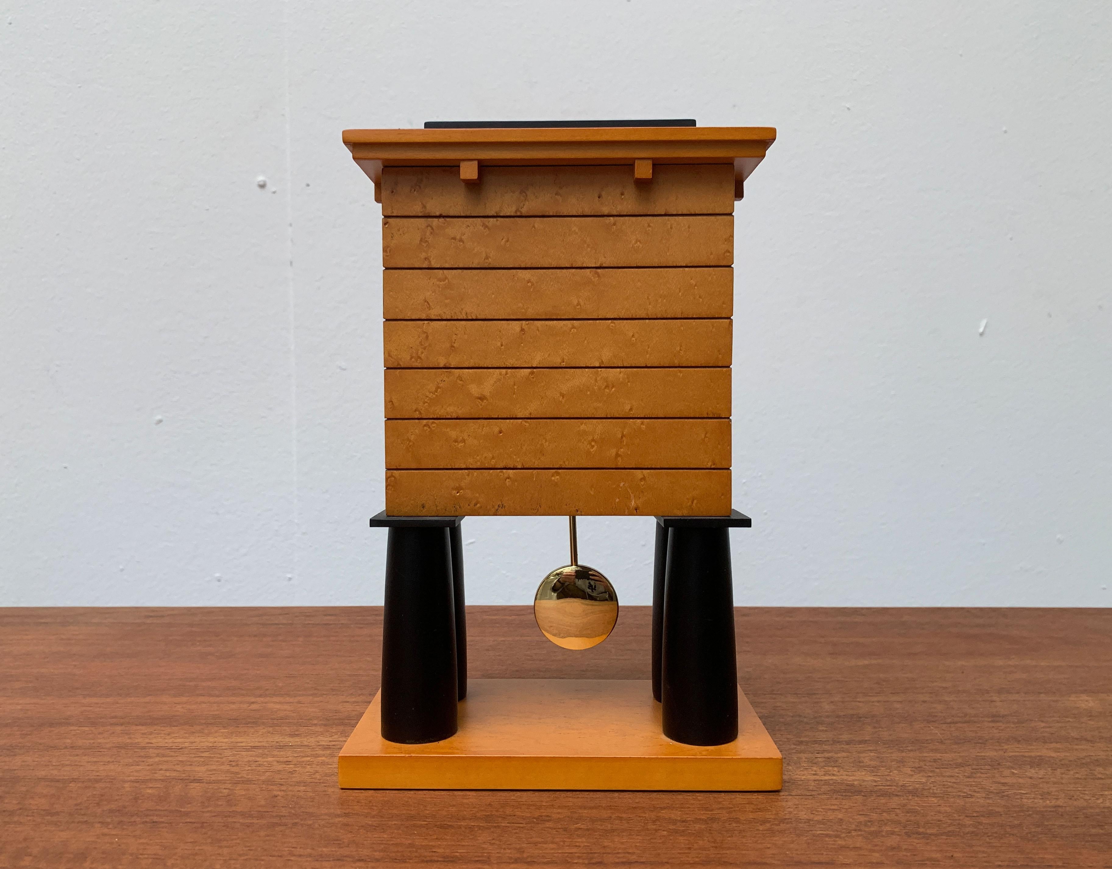 Postmodern Italian Mantel Clock by Michael Graves for Alessi, 1980s For Sale 4