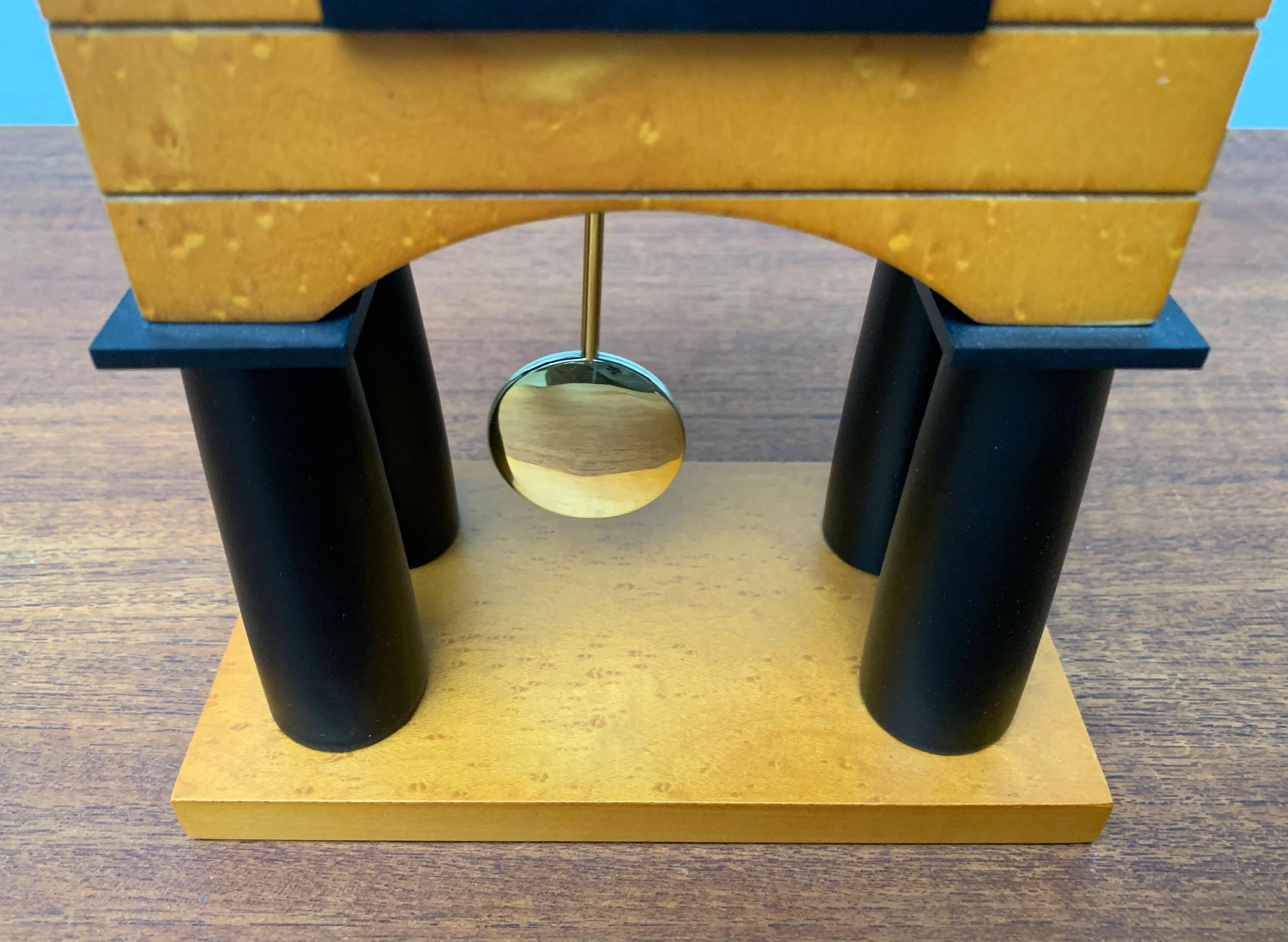 Post-Modern Postmodern Italian Mantel Clock by Michael Graves for Alessi, 1980s For Sale